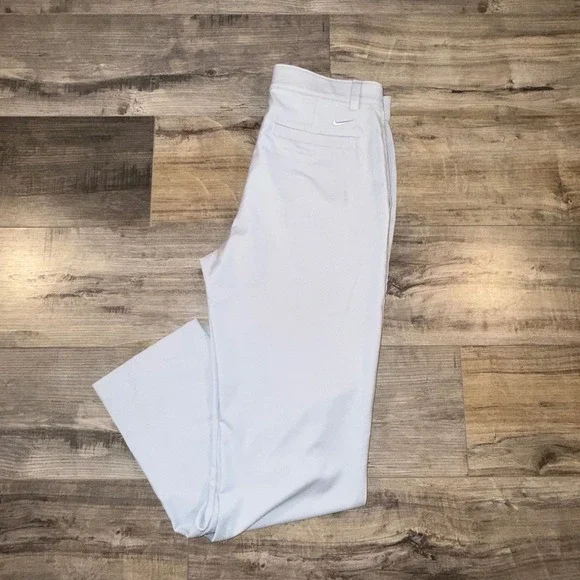 Nike Dri Fit Golf Pants Mens 30x30 Gray Stretch Athletic Performance - Picture 1 of 7
